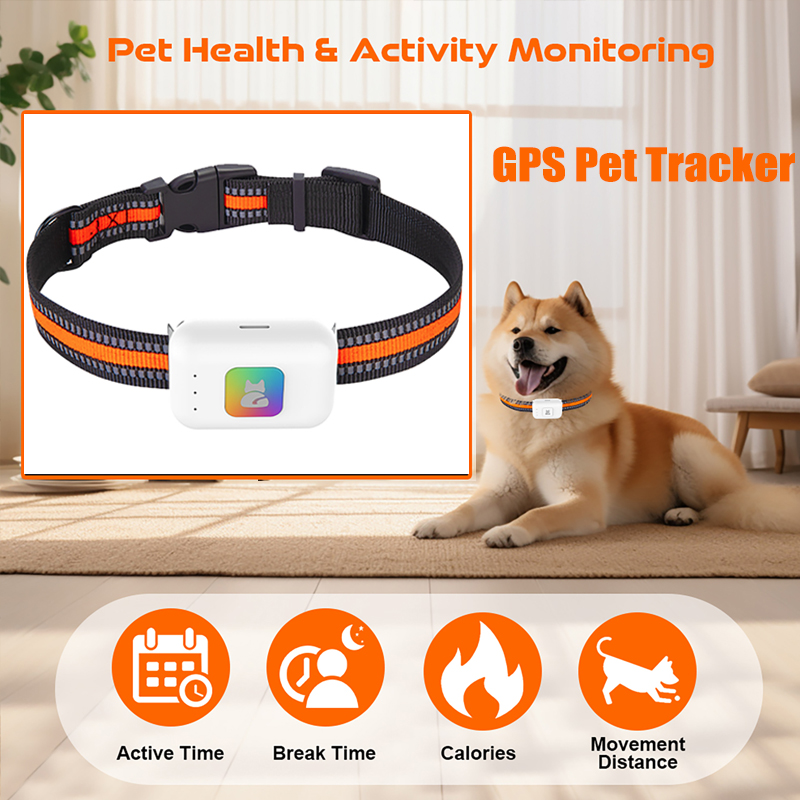 Pet Supplies Direct - ペットGPS AGPS追跡デバイス 4GペットGPSトラッカー 首輪 SOS ジオフェンス