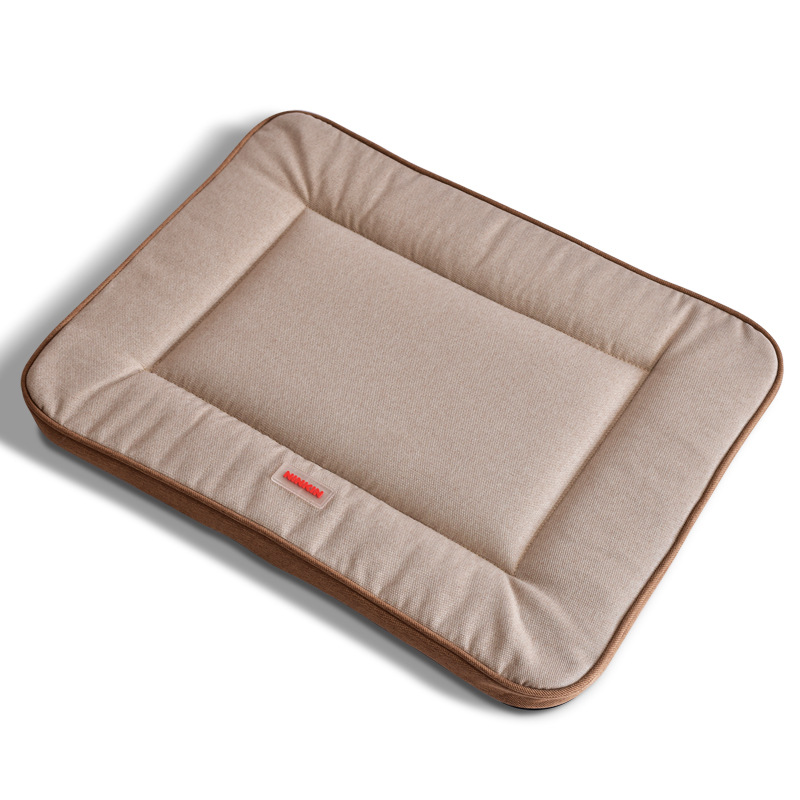 Calming Dog Bed - 犬,猫,犬,大サイズ,快適な,折りたたみ式ペット用品用の4シーズンの綿マット