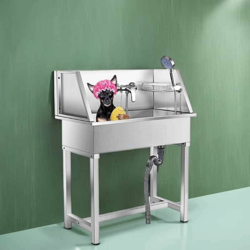 Pet Supplies Wash Station - ステンレス製小型犬用バスタブ、ペットグルーミング洗浄ステーション、ペットケア用品向け卸売カスタマイズ