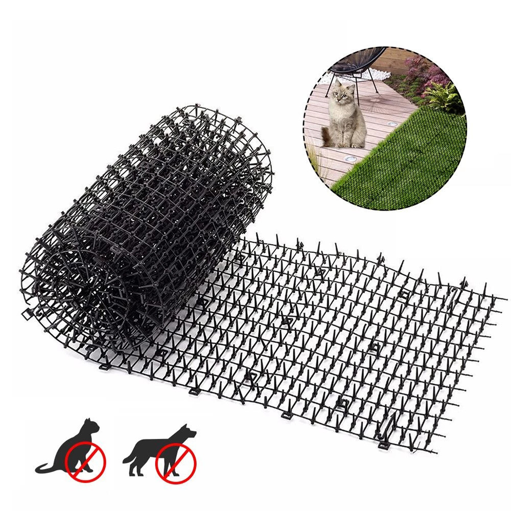 Pet Supplies Direct - 2 メートルガーデニング害虫犬猫スキャットマット動物抑止忌避プラスチック掘削ペット用品怖がらせスパイクツールとげ