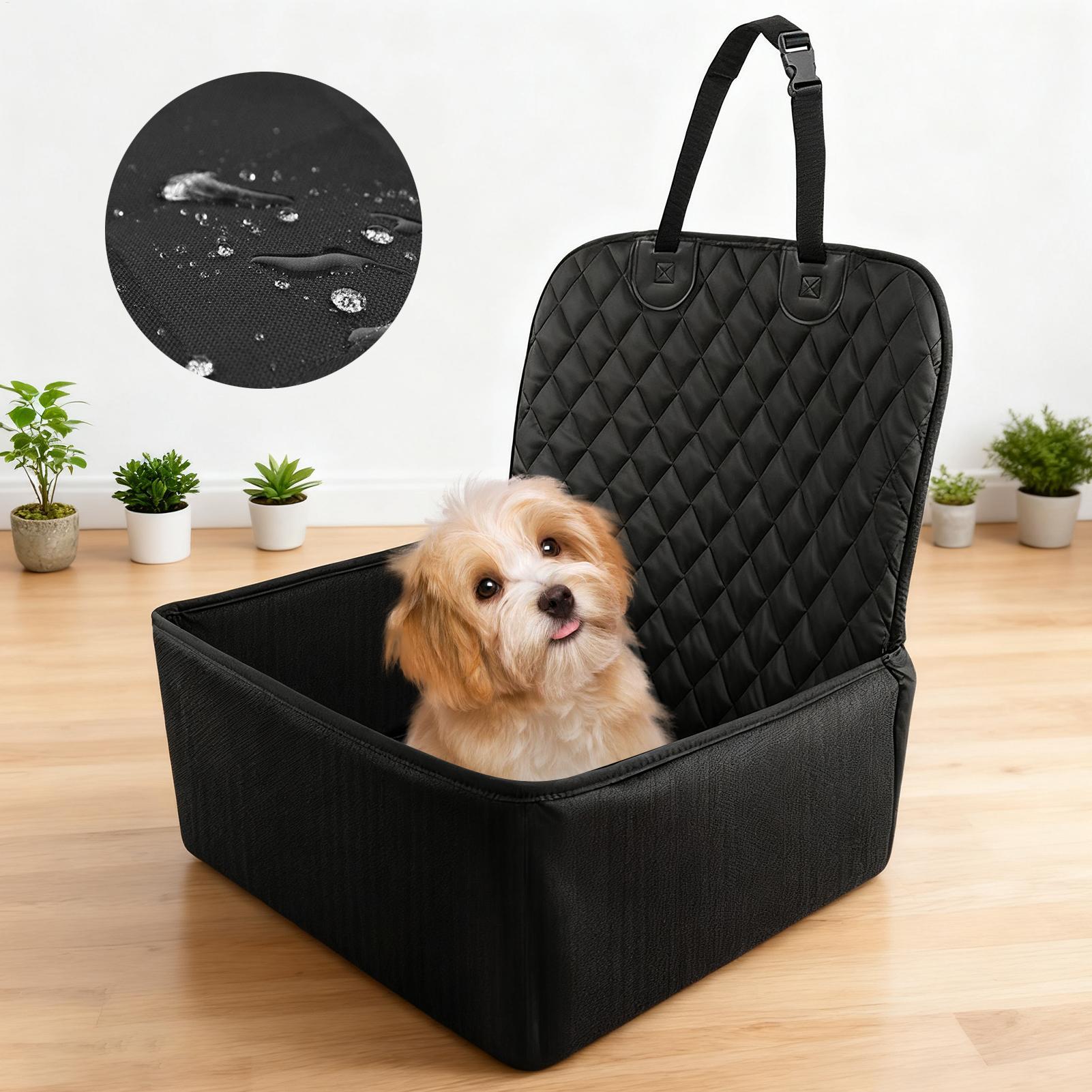 Calming Dog Bed - トラック、犬、車用シートカバー、ベッドプロテクター、キャリア、バリア、安全、大型、防水ペットシートカバー、車用プロテクター、キャリア