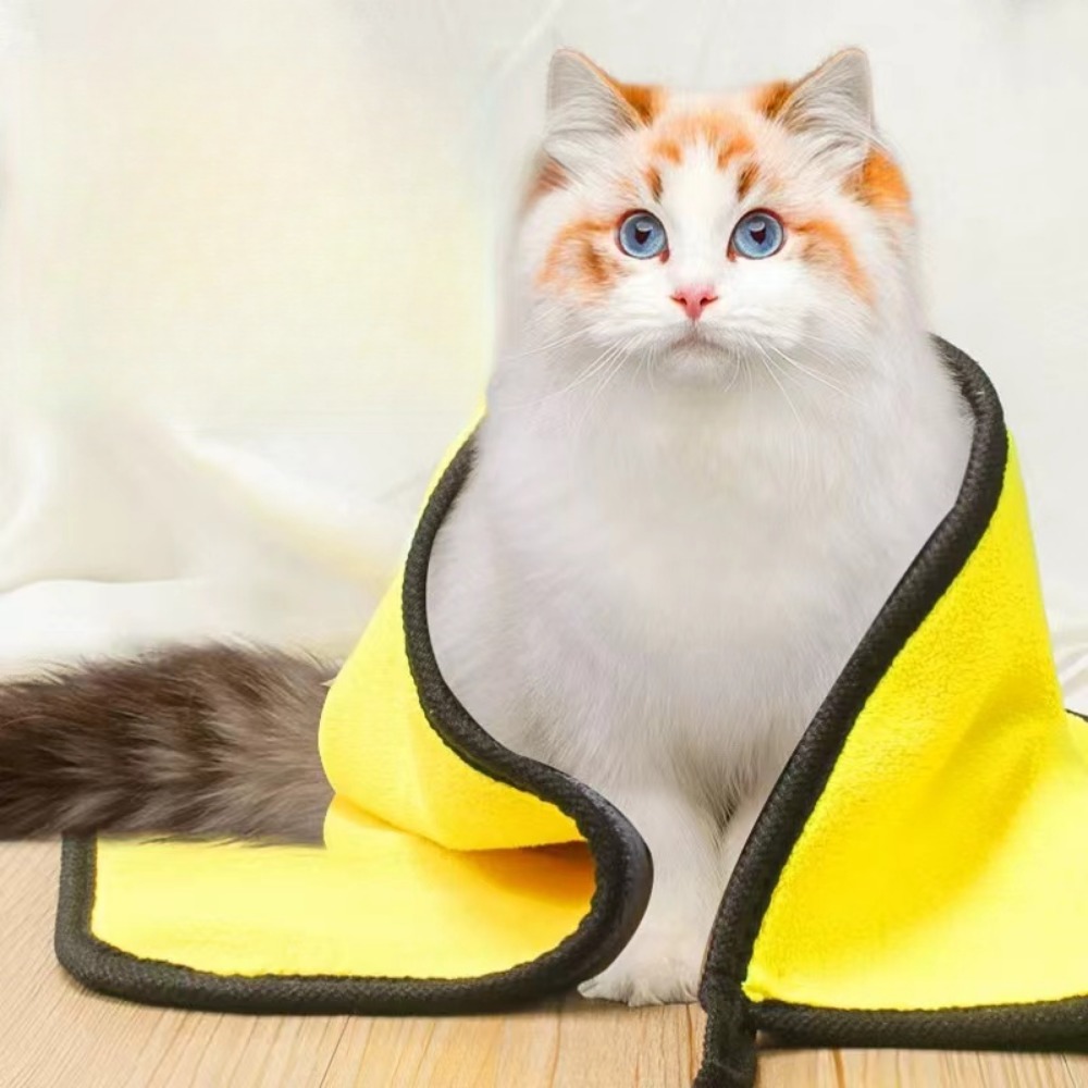 E5 速乾性ペット犬アクセサリー猫タオルソフトファイバータオ - Pet Supplies Pet Shop のレビューと価格