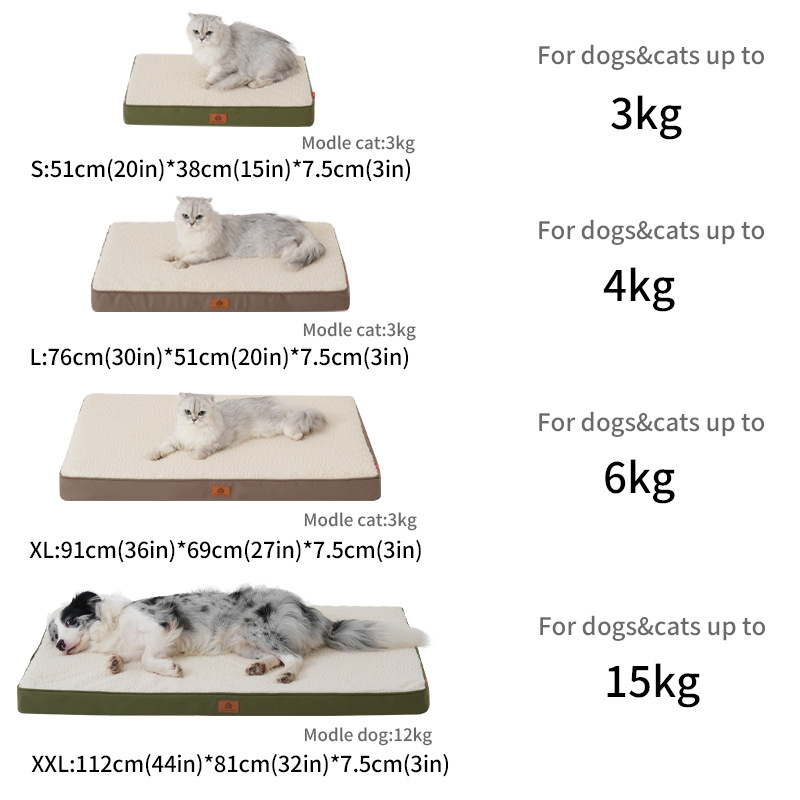 ペット用犬用パッド、取り外し可能、洗濯可能、オールシーズン対 - Calming Dog Bed のレビューと価格