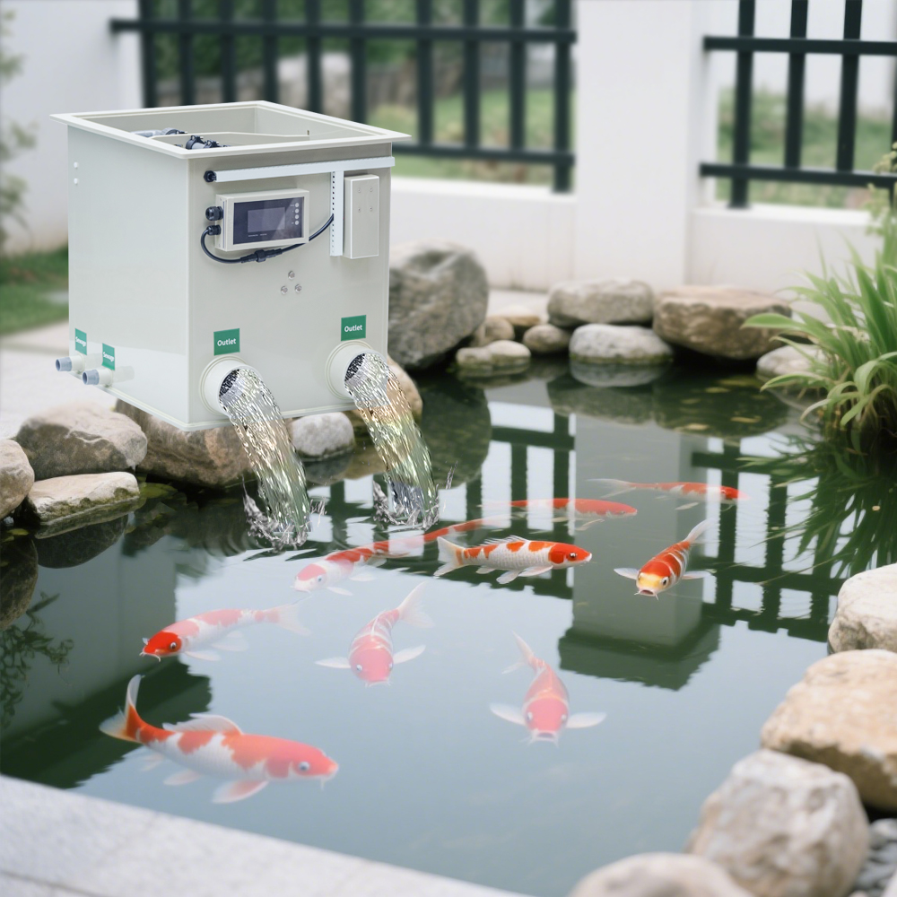 QihangRAS 5300ガロン鯉池用RDFマイクロドラム - Aquarium Fish Tank のレビューと価格