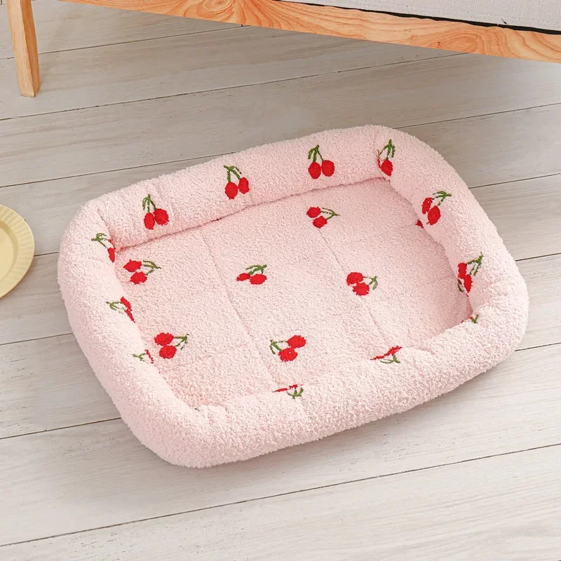 ペット用のユニバーサル犬小屋クラウドベルベット,チェリープリ - Calming Dog Bed のレビューと価格