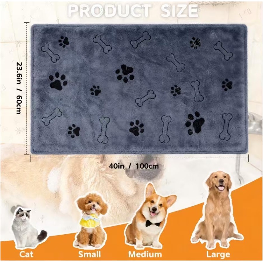 3点セット 犬用バス用品、犬用バスブラシ、犬用洗浄用手袋、犬 - Pet X Supplies & Tack Howell Photos のレビューと価格