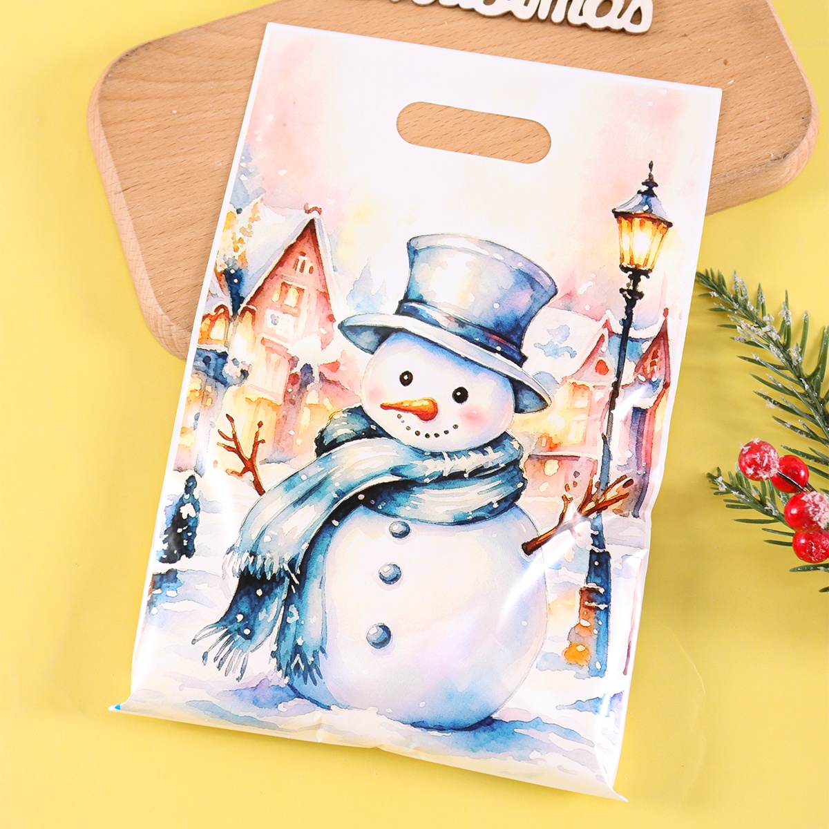 10/20/50 個メリークリスマスブルーギフトバッグ雪だる - Pet Supplies Direct のレビューと価格