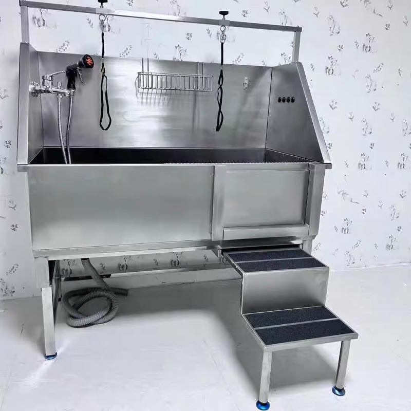 プロ仕様ステンレス製犬用グルーミングバス、ペット洗浄ステーシ - Pet Supplies Wash Station のレビューと価格