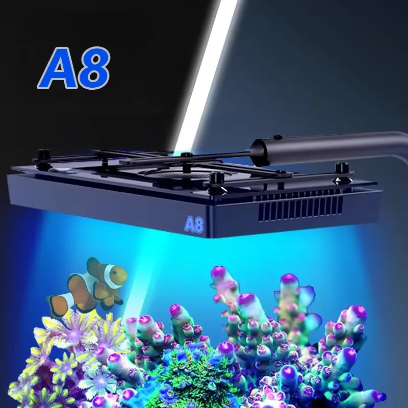 A8SE II Max Blue 240W WiFiアプリ制 - Aquarium Fish Tank のレビューと価格