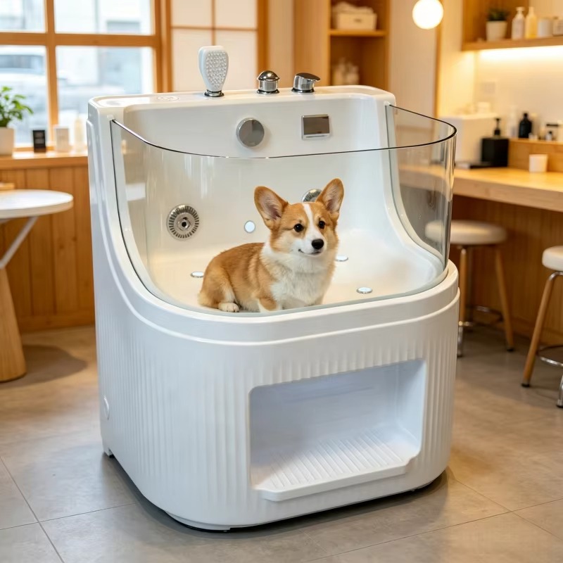 ペットスパ浴槽 ミニ猫グルーミングステーション プロ仕様犬用 - Pet Supplies Wash Station のレビューと価格