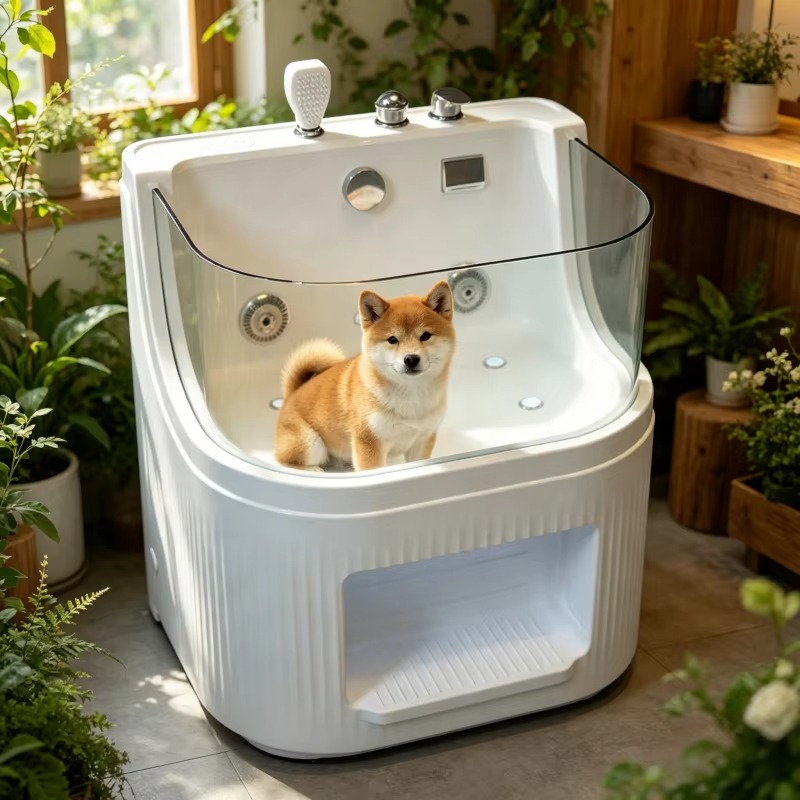 ペットスパ浴槽 ミニ猫グルーミングステーション プロ仕様犬用 - Pet Supplies Wash Station のレビューと価格