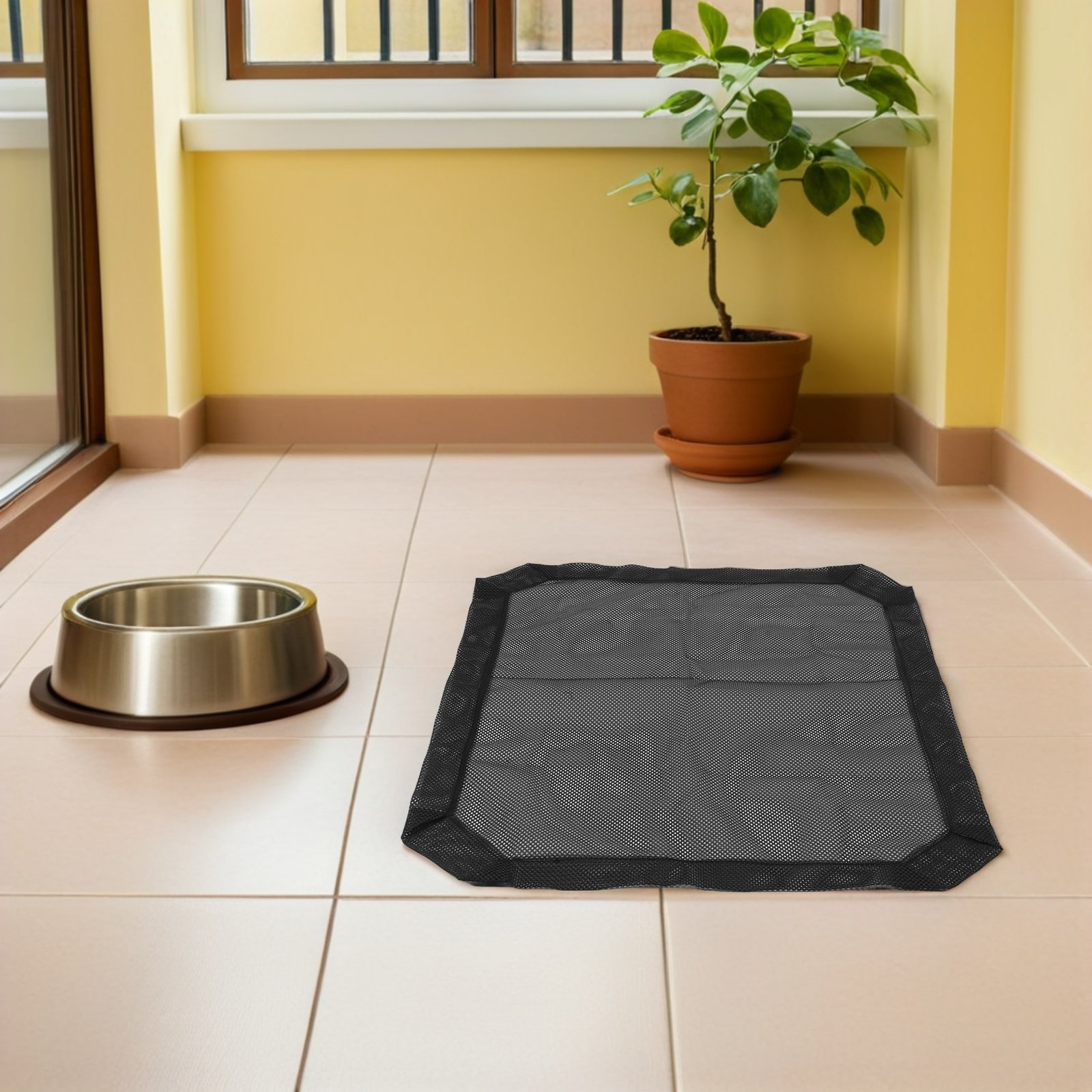 犬用ベッド交換用カバー 108X72cm 取り外し可能なメッ - Calming Dog Bed のレビューと価格