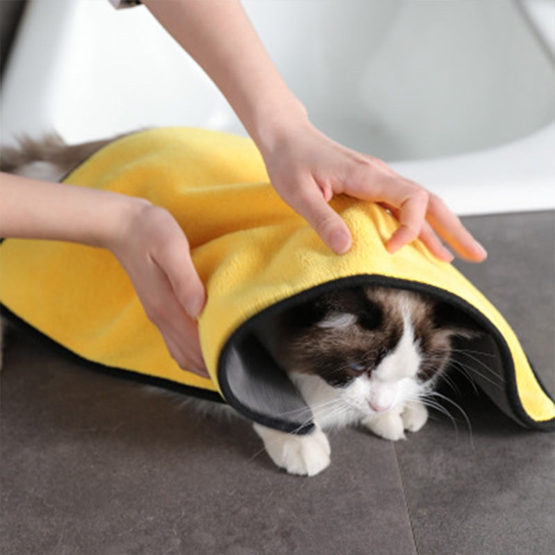 ペットの犬と猫のタオル ソフトファイバータオル 吸水性バスタ - Pet Supplies Pet Shop のレビューと価格
